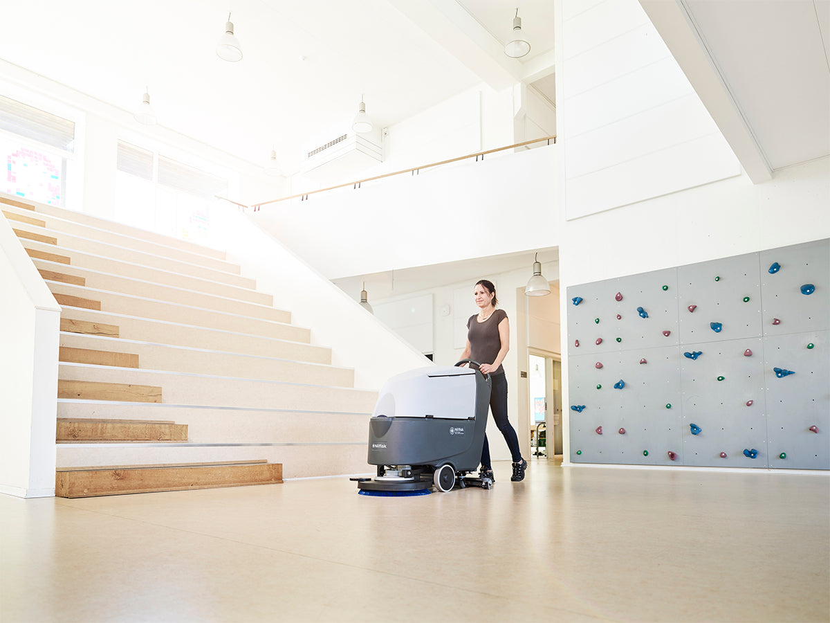 Gulvvaskemaskine Nilfisk SC530 53 BD GO-line Komplet inkl. 5 L Sæbe