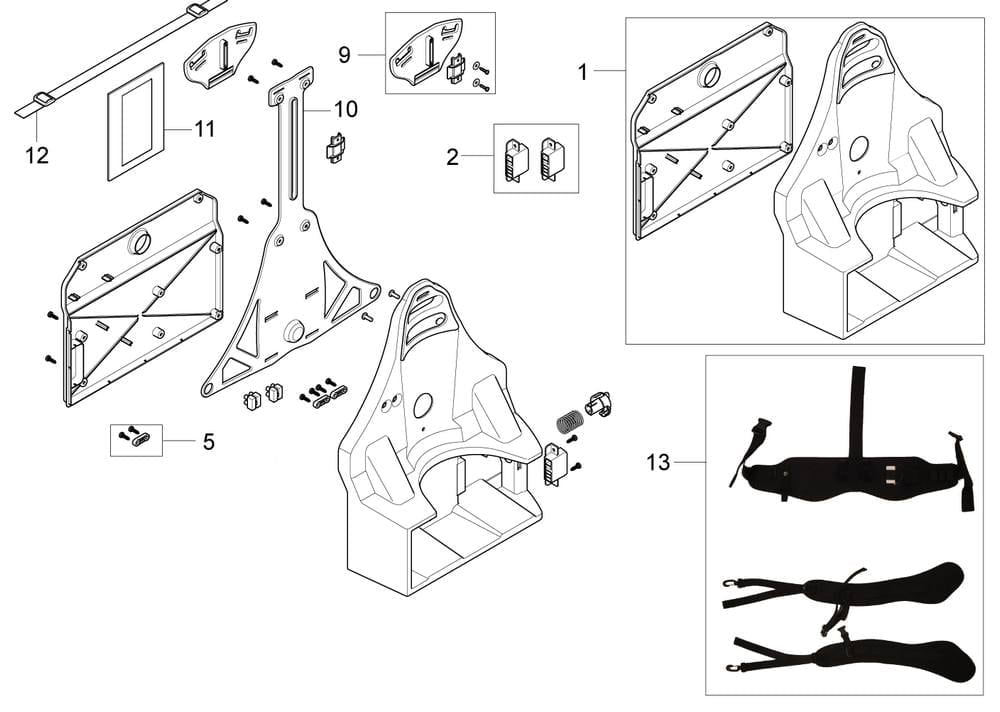 Bæreseler Premium GD5/GD10 komplet