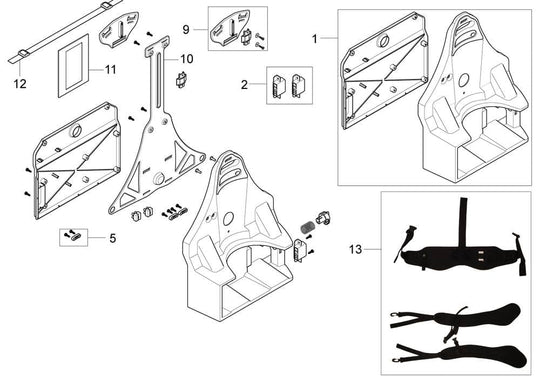 Bæreseler Premium GD5/GD10 komplet