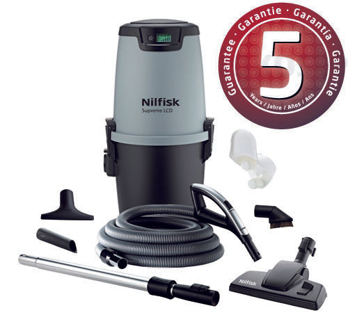 Nilfisk Alt-i-1 LCD Wireless+ Centralstøvsuger 500m2.