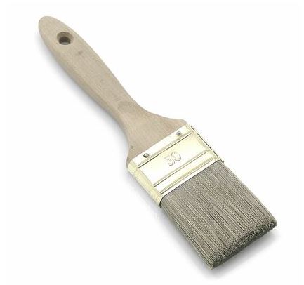 Lakpensel, flad 30 mm. Deluxe