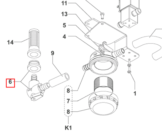 Ventil Scrubtec 343.2